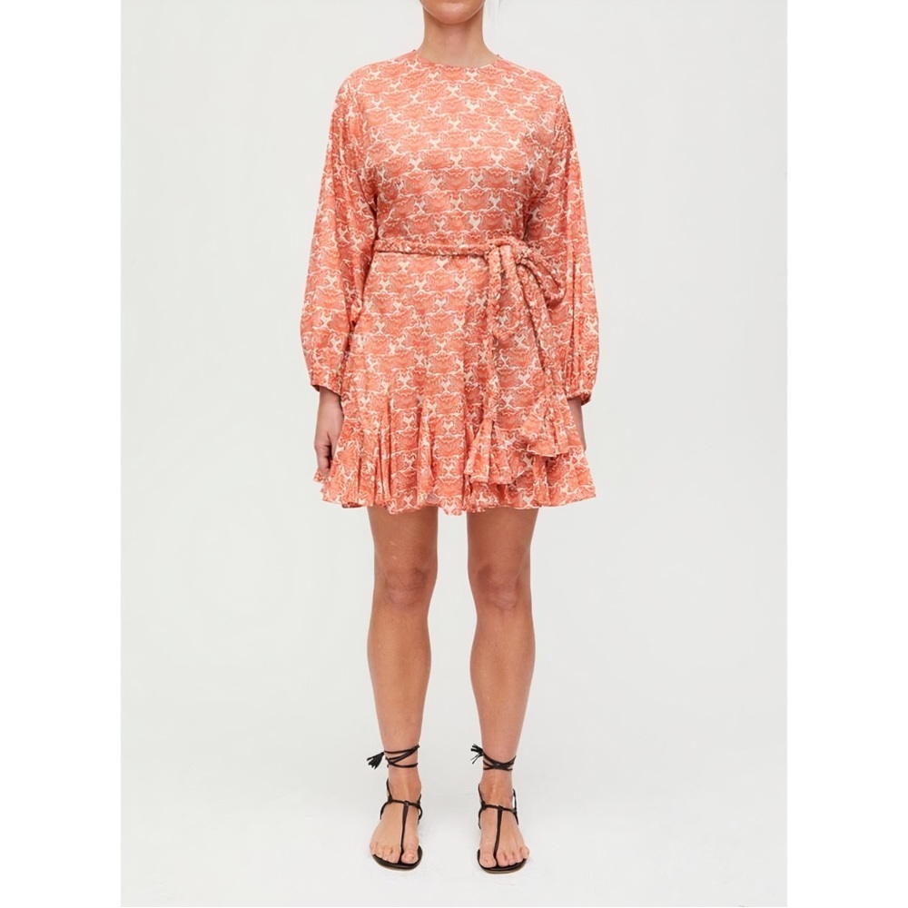 RHODE Mini Floral Long-Sleeve Ella Dress